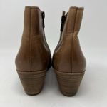 Frye Jennifer Ankle Leather Booties Side Zip Boots Light Brown Women's Size 6.5 Photo 7