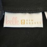 Belle by Kim Gravel TripleLuxe Keyhole Top Black Embellished Size Small NWOT Photo 6
