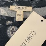 Como vintage NWT Como navy blue paisley soft knit top. P2P 28” length 26” SIZE 1X Photo 4