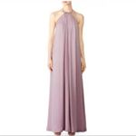 KAUFMANFRANCO Violet Purple Flowy Halter Maxi Dress SMALL Photo 12
