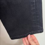 Nine West Black Double Button Wide Flattering Waist Straight Skinny Jeans sz 10 Photo 8