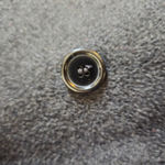 Vintage 80s Dark Gray Double Breasted Wool Cashmere Velvet Collar Coat Size 14 Photo 3