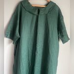 simpson handmade custom lagenlook linen button back midi dress Green Size undefined Photo 5
