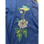 April Cornell knit top open wrap style XS Blue Photo 3