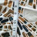 Free People  Women Linen Blend Printed Wide Leg Pants Ivory size S Photo 8