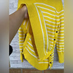 TUCKERNUCK yellow Stripe Bar Harbor Sweater XXL Photo 3