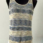 Elegant dressy Knit Tank Top🌷 Blue Size M Photo 0