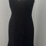JAYGODFREY Size 8 Black Brocade Back Zip Scoop Neck Mini Dress LBD cocktails Photo 0