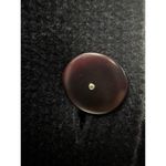 Flax by Jeanne Engelhart 100% Wool Coat Cotton Velour Trim Fully Lined Sz S Photo 6