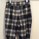 Bar III Checked black white leggings Medium M Stretchy Photo 2