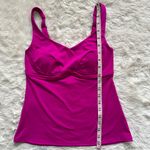Athleta Swimsuit Top Bondi Bra Cup Tankini Fuchsia 32B/C Photo 11