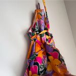 Eloquii  Front and Back Ruffles at Neckline with Low V Neckline Waist Tie Size 16 Photo 4