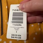 Torrid  Yellow White Polka Dots Dot Babydoll Tank Top Shirt Sleeveless Size 1 NWT Photo 5