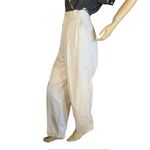 Liz Sport VINTAGE GRAY & OFF WHITE PLAID HIGH WAIST PLEATED TROUSERS (12) Photo 3