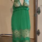 Ramy Brook  Aviana Lace Coverup Maxi Dress Size S Palm Green Photo 5
