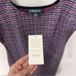 Modcloth NWT  Purple Plaid pattern Such a Charmer Sleeveless Dress M bodycon Photo 4