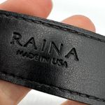 Raina Belt Gold and Black Front Clasp Closure NWT Photo 3