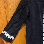 Tuckernuck  X Atlantic-Pacific Embroidered Hartman Linen Dress Navy & White Small Photo 9