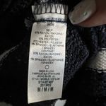 Splendid Navy Blue White Striped Nautical Knit Pocket Cardigan Photo 5