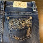 Miss Me Miss‎ Me Signature Skinny Jeans 28 Blue Embroidered Bling Western Glam Cowgirl Photo 5