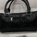 Wine Clutch Bag Thermal Insulated w/Cork Screw Trendy Women's Carry Tote‎ Black Photo 0