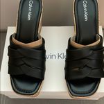Calvin Klein Women's Black Slide Sandals Photo 1