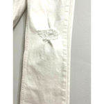 ZARA  Sim Flare high rise white jeans Photo 4