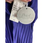 Pearl Georgina Chapman by Marchesa Ruffled Pleated Party Dress Purple Size 10 Photo 5