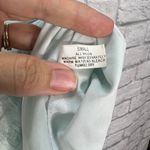 Vintage Shadowline Satin Nylon Short Sleeve Robe Size S Blue Lace Housecoat Photo 5