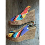 Mootsies Tootsies  moliker women's size 6 M wedges  woven‎ heels Photo 4