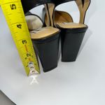 BELLINI Womens 6.5M Black Leather Square Toe Slingback Heels Elegant Party New Size 6.5 Photo 6