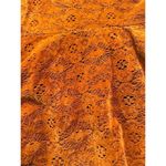 Maeve Anthropologie Women's Velvet Laser Cut Mini Dress Brown Size 2 Formal Photo 6