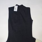 We Wore What Mockneck Dress in Black & Ivory Photo 11