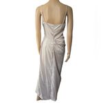 Pretty Little Thing Beige Ruched Underwire Cup Corset Bustier Draped Maxi Dress Photo 3