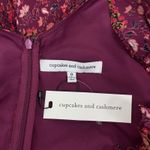 Cupcake and Cashmere Mixed Floral Printed Mini Dress Red Velvet Size 0 Photo 9