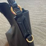 Lauren Ralph Lauren Tate black pebbled leather medium tote bag Photo 13