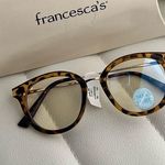 Francesca's Francesca’s Blue Light Glasses Tortoise Shell & Gold Trim Photo 0