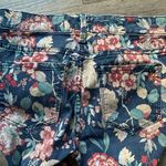 Vintage America Floral Print Skinny Jeans 4/27 Blue Photo 6