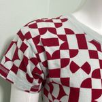 Free People  FP Movement geometric red short sleeve cropped tee size XS Photo 1