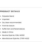 For Love & Lemons Davina Blouse Top Red Sexy NWT $149 Photo 6