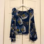 Free People We the Free Birds of Paradise Bell Sleeve Off the Shoulder Top XS Photo 4