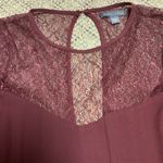 Kendall + Kylie Burgundy with Lace Long Sleeve Dress Size Juniors XS Photo 2