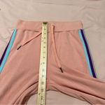 Electric yoga  Sundrop Jogger Pants Womens Size‎ S Pink Rainbow Side Stripes Photo 12