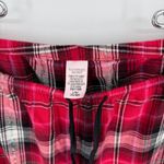Victoria's Secret  Plaid PJ Set LG Red Black Plaid Long Sleeve Pants Holiday Cozy Photo 2