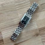 Emporio Armani Vintage Ladies Watch Solid Stainless Bracelet Case Black Dial Photo 7