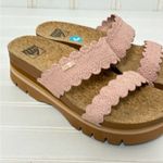 REEF Women's Cushion Vista Higher Platform Slide Sandals Photo 4