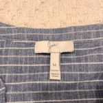 Joie  Alannie in Chambray Lightweight 100% Cotton Striped LongSleeve Dress Medium Photo 9