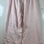 Victoria's Secret  Pink and White Striped Pajama pants Photo 3