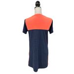 Zenana Outfitters Color Block Tee Dress Blue Neon Orange S Photo 4