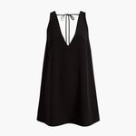 Hill House NWT  HOME The Emma Dress in Black Crepe Photo 2